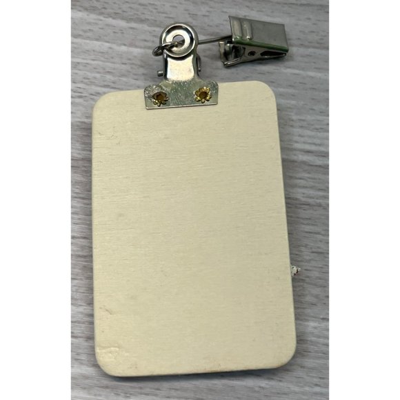 Christmas Tree Clipboard Ornament Coach Teacher Gift - Picture 2 of 4